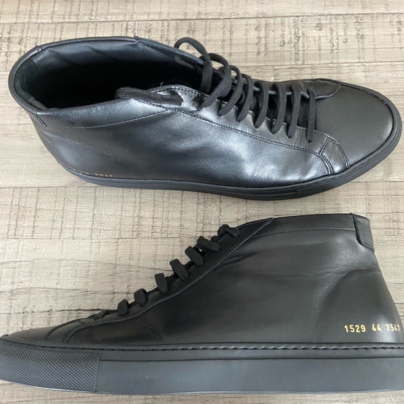 Common Projects Men's Original Achilles Mid-Top Sneakers - Picture 3 of 9